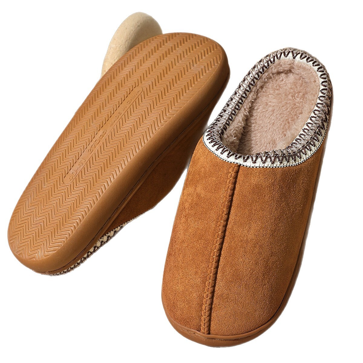 Warm Non-Slip Thick-Soled Cotton Women's Furry Slippers for Winter ddmymarket