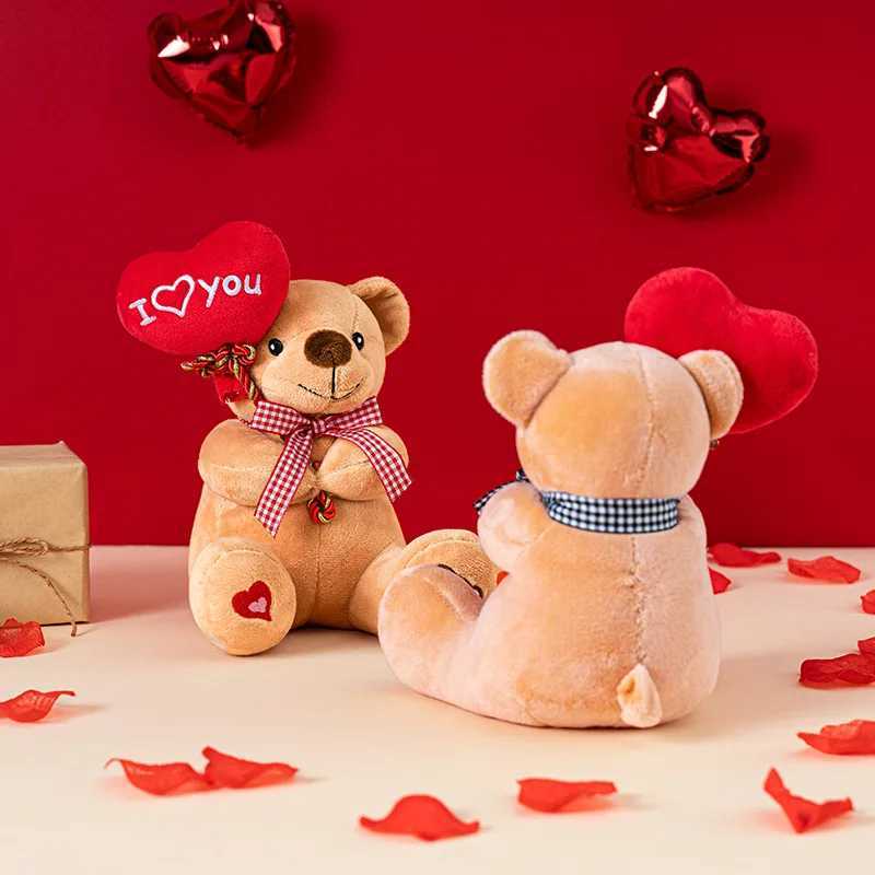 Cartoon Teddy Bear Holding Heart Plush Toys Stuffed Animals Kids Toys Soothing Toys Graduation Christmas Birthday Gifts C250925