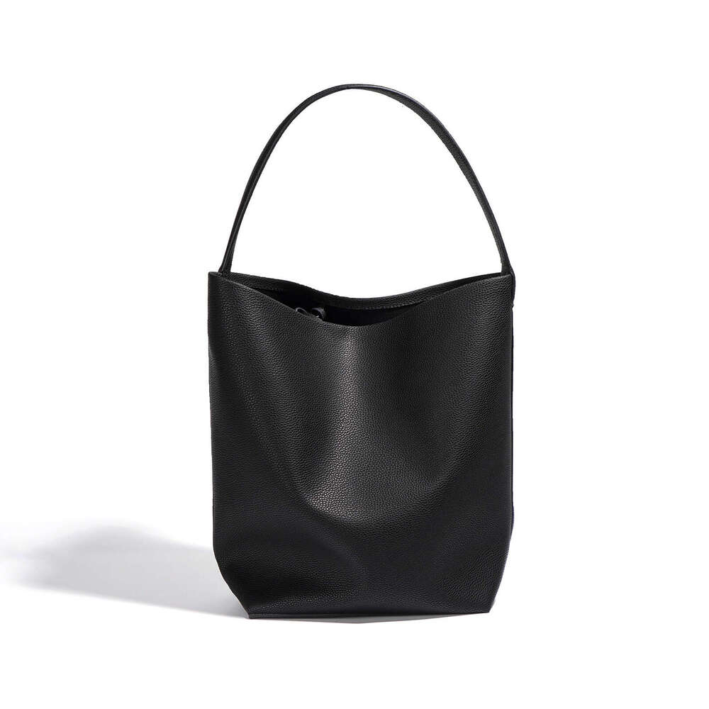 Hot Selling Handheld Bucket Women, Underarm Cowhide Tote Bag, Large Capacity, Feel, handbag genuine leather handbags designer women crossbody bag purs