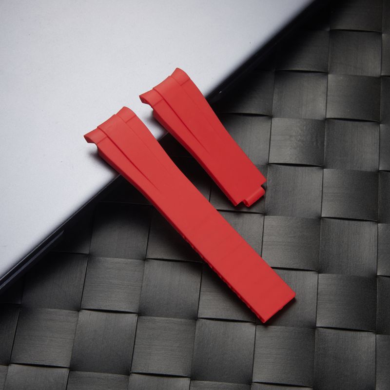 Extra Long Band XL XXL Silicone watch straps Men Soft Quick Release Watchband for Large Wrist Replacement - 12mm 16mm ... 20mm 22mm 24mm