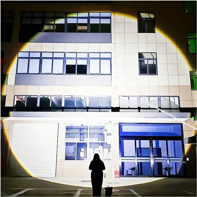 Most Powerful LED Headlamp Long Shot 4000 Meter Rechargeable Headlight 800W High Power Head Flashlight Fishing Head Lamp Lantern J250925