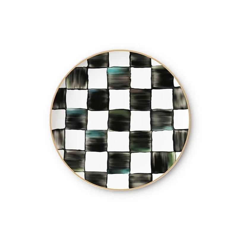 Dishes Plates Export Black And White Pork Ribs Porcelain Plate Dessert Christmas Tableware Set Ceramic Drop Delivery Home Garden Ki Ot8Mr S251010