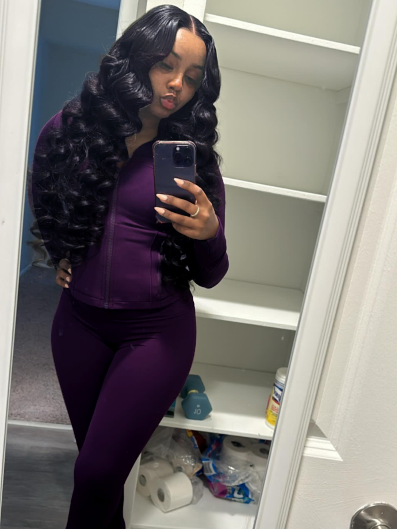 2025 Spring Summer New Sports and casual Women's Sexy Tight Long Sleeve Horn Two-piece Set