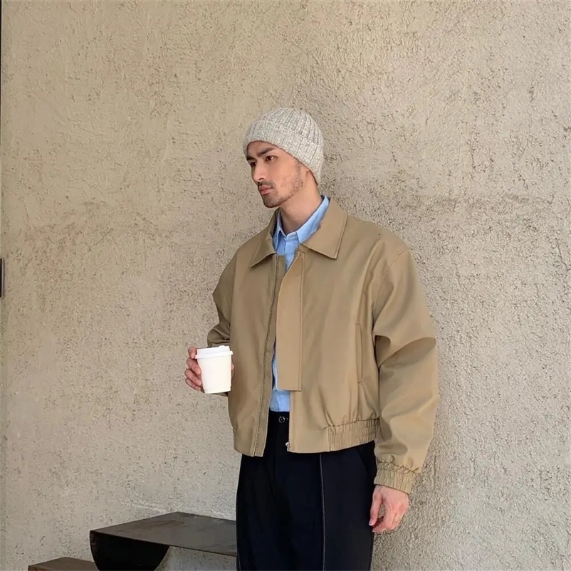 Submachine Y2K Short Men Jackets Allure Mature Male Handsome Autumn Spring Coat Casual Streetwear Cargo England Style Jackets 240716