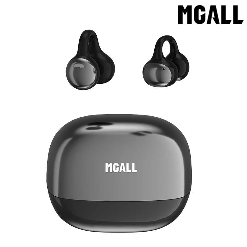 MGALL OWS Clip-On Wireless Bluetooth Earphones MG-C11 Hi-Fi Sound Quality Music Earbuds with Exquisite Diamond Ear Ornaments Fashion Headphones