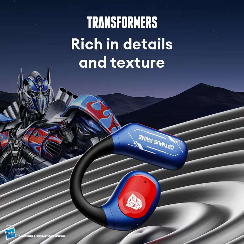 DHgargets TRANSFORMERS TF-T18 Wireless Ear Hook Headphones - HIFI Stereo Sound, Sport Earbuds, Long Endurance, Ideal Gift for Fans & Athletes