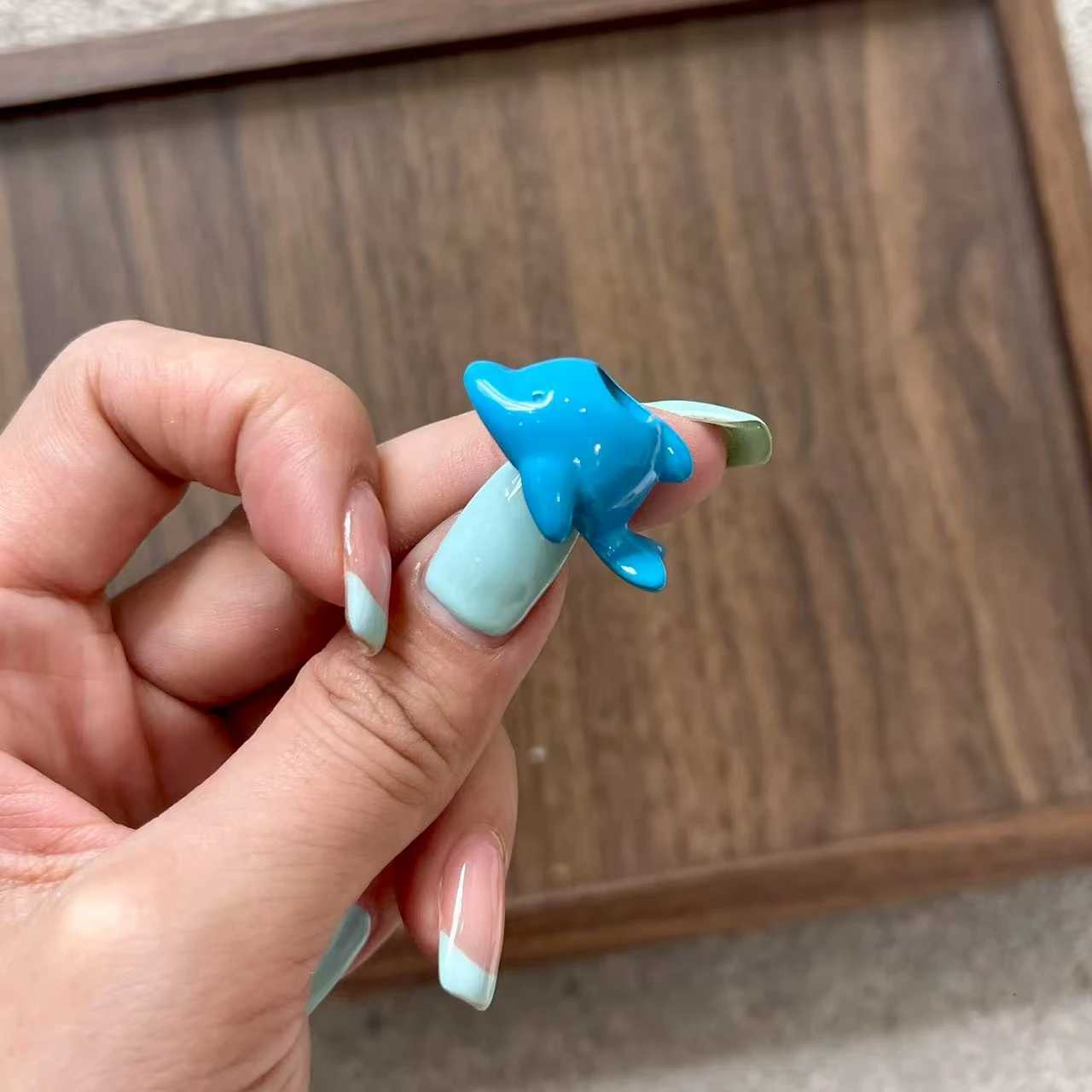 Ocean Theme Beaded Pendants DIY Handmade Lambskin Leather Bag Charms for Purse Keychain Car Decor Y250925 w