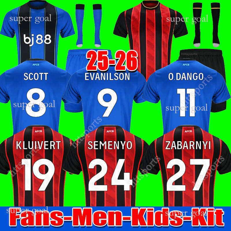 AFCB Bournemouth 25 26 EVANILSON Soccer Jerseys KLUIVERT 2025 2026 football shirt CHRISTIE O.DANGO ADAMS BROOKS SCOTT SENESI J.ARAUJO maillots de futol