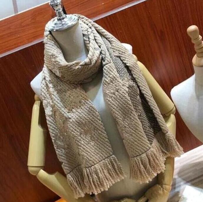 Soft designer scarf set for men women winter wool Fashion designer cashmere shawl Ring luxury plaid check sciarpe echarpe homme