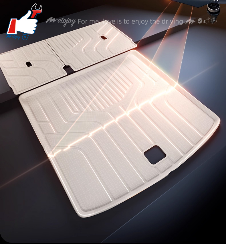 For LYNK&CO Z20 2025 Car Trunk Mat Custom Fit Cargo Mat 3D Shaped Trunk Liner TPE Trunk Protection Mat Chair-Back Protection Mat Rear Trunk Mat Easy C