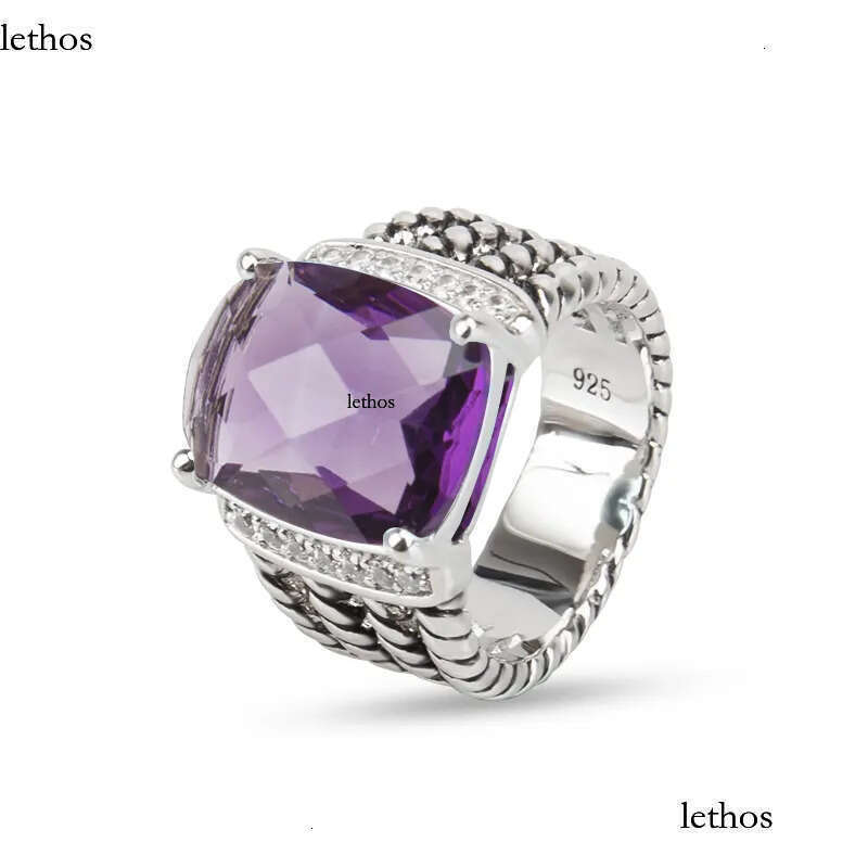 Colored Large Dia New Collection Vintage Zircon Fashion Ring Ladies Memorial Day Gift