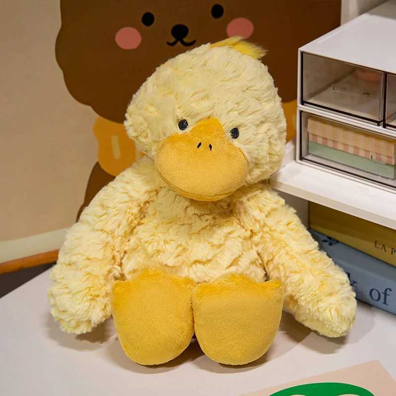 Healing Accompanies Sleep Fluffy Scottish High Land Cow Purple Rabbit Cute Pink Yellow Duck Soft Dolls Home Decor Gifts C250925