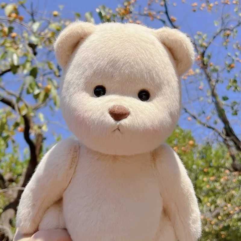 2025 New Model Kawaii 30cm Lena Joint Bear Plush Doll in Teddy Bear Onepiece Suit Girl Birthday Gift Christmas Gift C250925