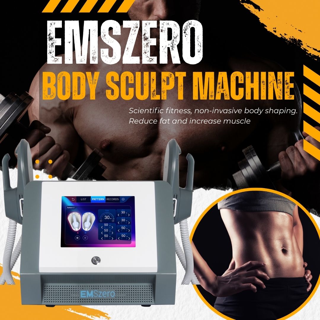 Fat Burning Machine EMSZERO HI-emt Non Invasive Body Contouring 15Tesla Muscle Toning Reduce Cellulite Weight Loss Device For Suitable for Family Use