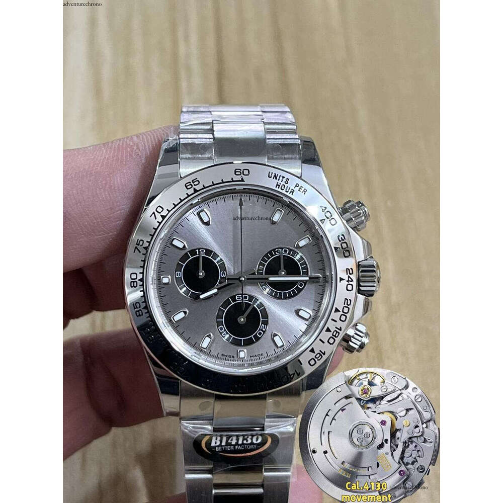 BOX Mens Designer Watch Super Clones Version Waterproof Watches 41 Mm Clean Factory 4130 Movement Automatic Mens Wristwatches with Box 904L