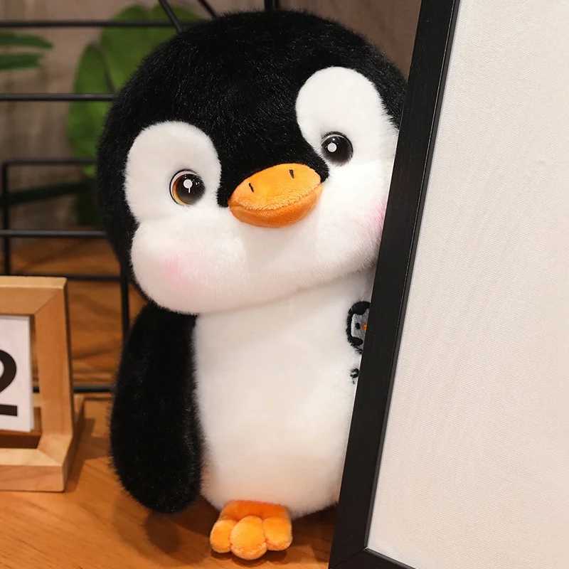 25cm50cm Soft Fat Penguin Plush Stuffed Toy Cute Black Penguin Fur Doll Toy Home Decoration Toy Children Birthday Gift C250925