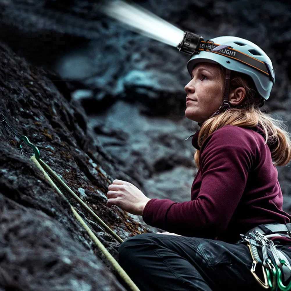 Powerful LED Headlamp USB Charging Emergency Head Flashlight 500mAh High Brightness Headlight for Outdoor Fishing Camping Hiking J250925