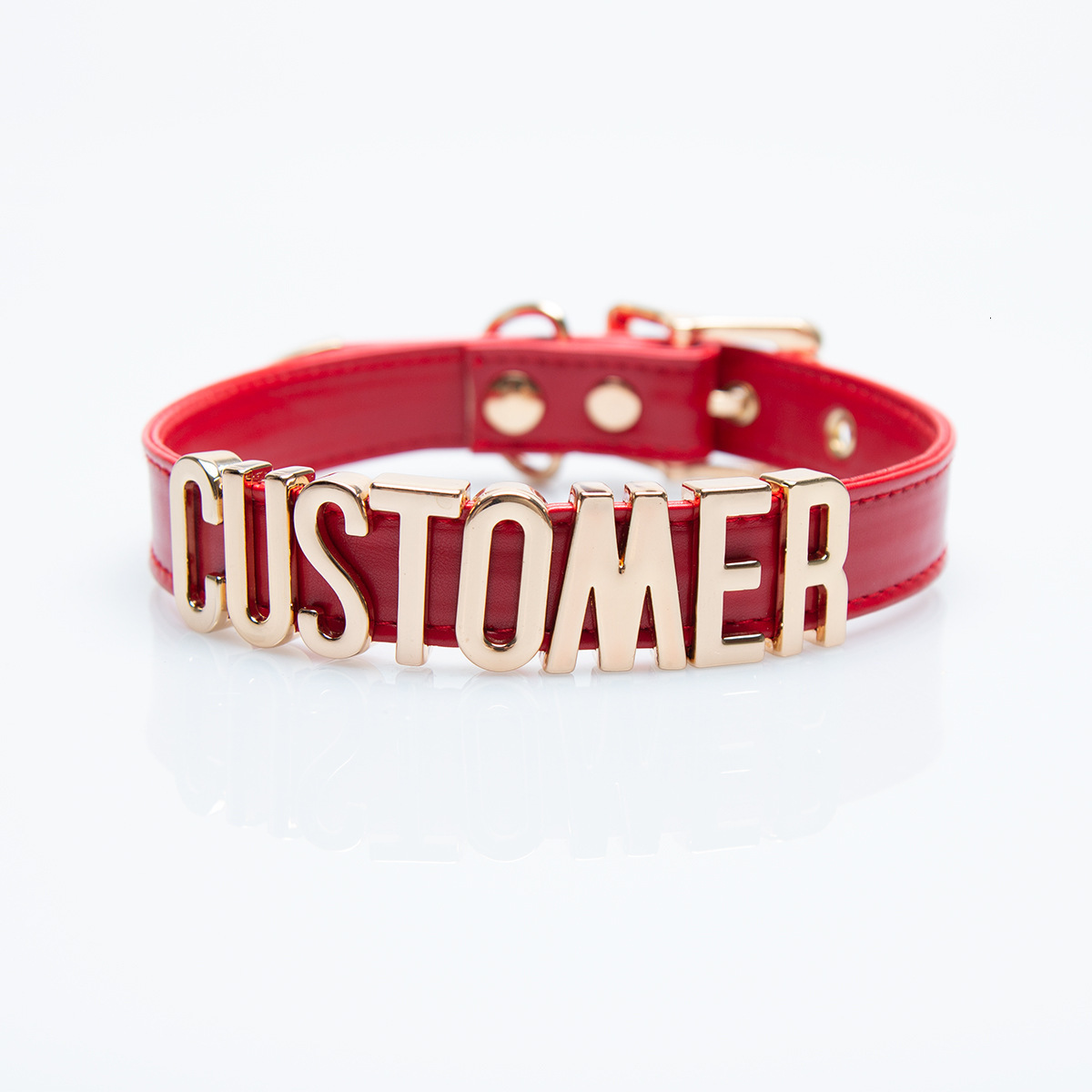 Sexy Leather Customized Letters Collars Choker Necklace Punk Personalized Name Buckle Chocker Jewelry Cosplay Party Gift 250403