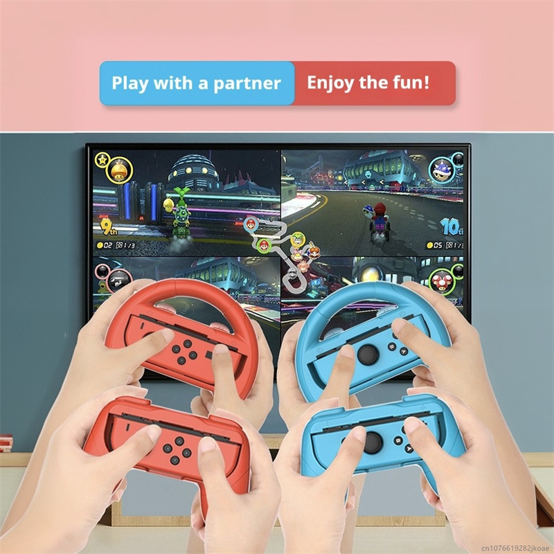 Game Controller Steering Wheels for Nintendo Switch OLED Joy-Con Handle NS N-Switch Game Console Grip Accessories Ergonomic Joystick
