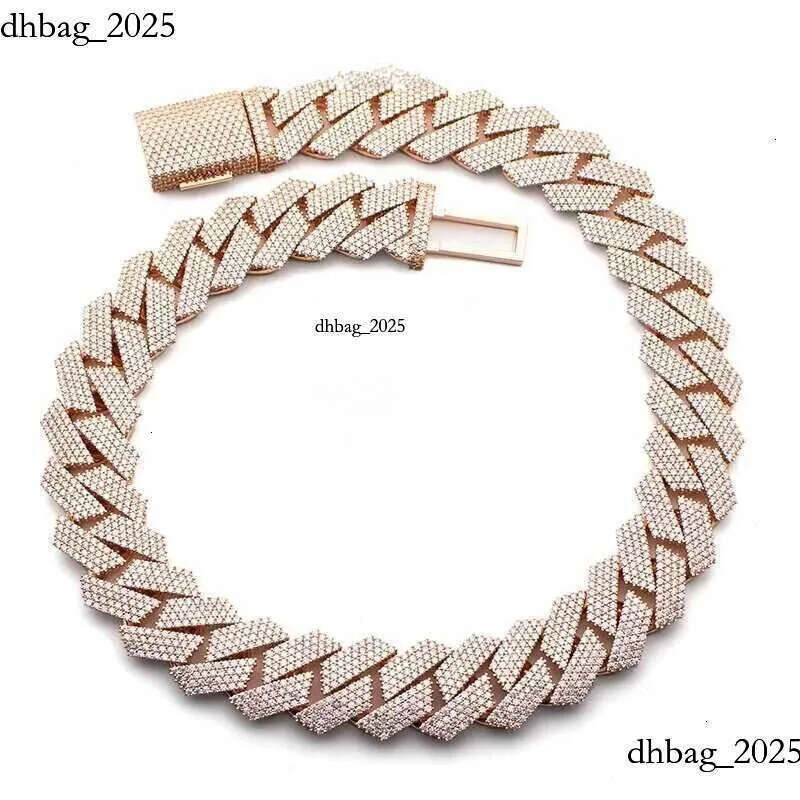 necklaces designer jewelry necklace cuban k chain Pendant Necklaces Iced Out Pass Dia Tester Sterg Sier Necklace Vvs Moissanite chains for men