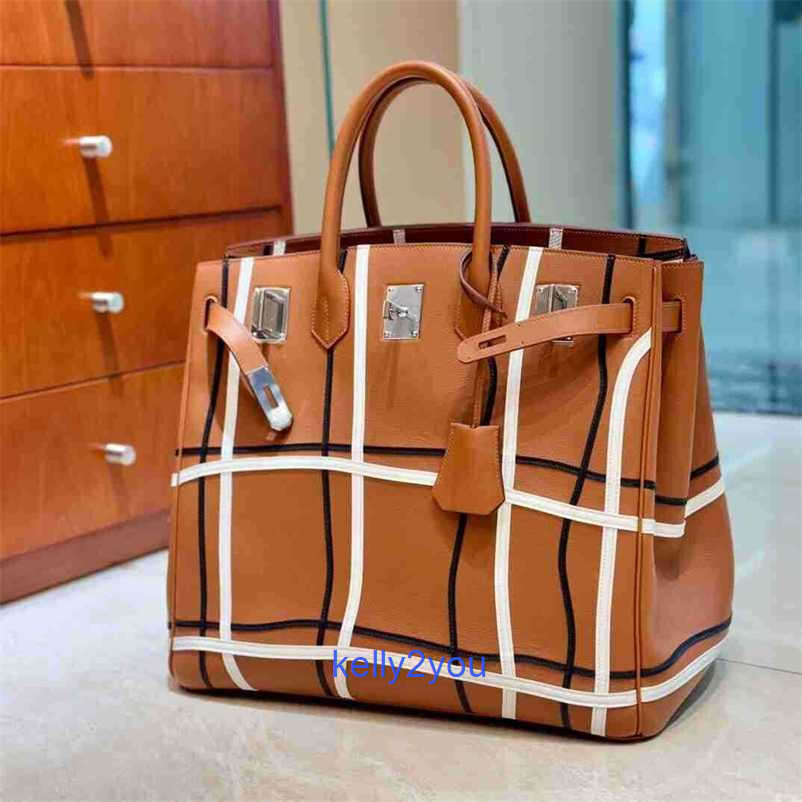 Designer Tote Bag Unisex HAC 50 Capacity Handbag Platinum Hac50togo Aima Mens Sewn Travel Bowling Mens cp6jgood PG