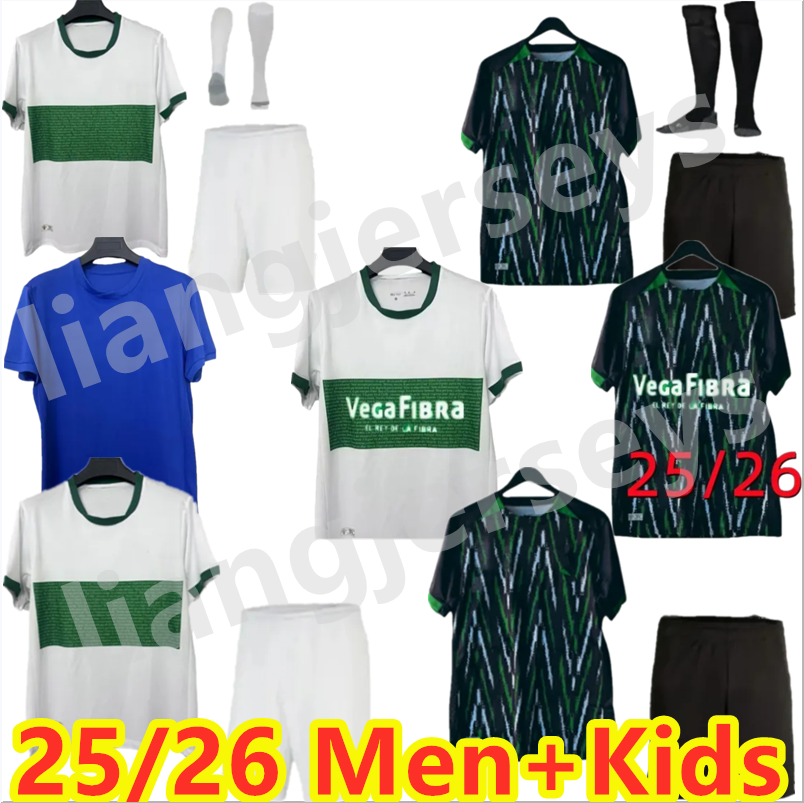 Elche 25 26 Elche CF Soccer Jerseys Home Away for AFFNGRUBER JOSAN MARIO GASPAR BAMBO DIABY OSCAR PLANO A. ALVAREZ NICO uniform men's and children's set football shirt 4XL