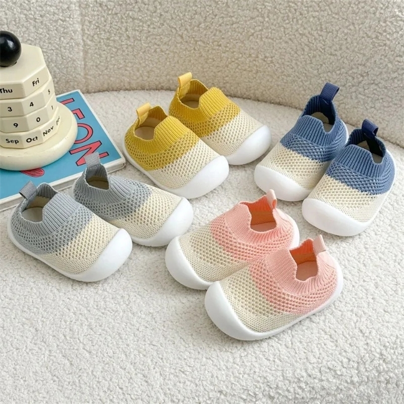 Summer Breathable Air Mesh Kids Sandals 1-4T Baby Unisex Casual Shoes Anti-slip Soft Sole First Walkers Infant Lightweight Shoes 250407