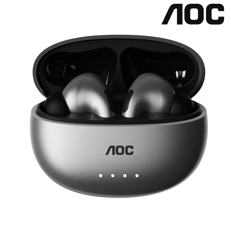AOC TWS Wireless Bluetooth Earphones ACT2511 Fast Charging Sports Earbuds Long Endurance HD Call With Mic Headset Hi-Fi Sound Quality Music Headphones