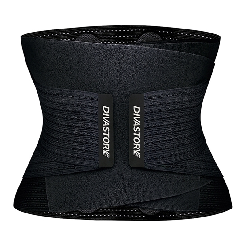 Women's Shapers Burvogue Neoprene Sweat Waist Trainer Fitness Belt Thermo Body Shaper Trimmer Corset Cincher Wrap Workout Slim Shapewear 220928