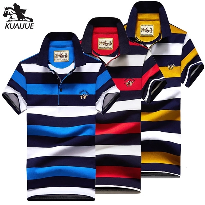 polo shirt men spring autumn high quality mens Short sleeve Splicing embroidery youth Business casual polo shirt M-4XL 8037 240229