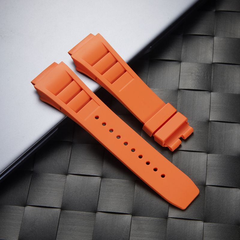 Extra Long Band XL XXL Silicone watch straps Men Soft Quick Release Watchband for Large Wrist Replacement - 16mm ... 20mm 22mm 24mm