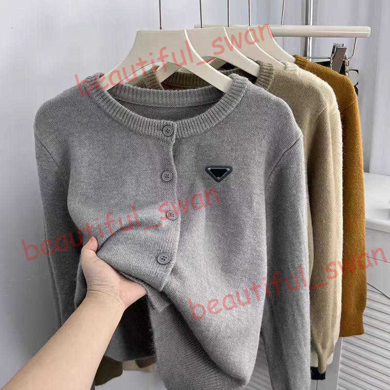 Designer Women's Sweaters Women's Knitted Cardigan Sweater Coat - Long Sleeve Open Front Knitwear for Autumn and Winter womens top