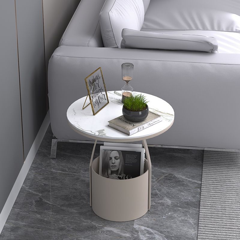 M9254 Sofa side table Italian minimalist small apartment coffee table bedside storage cabinet