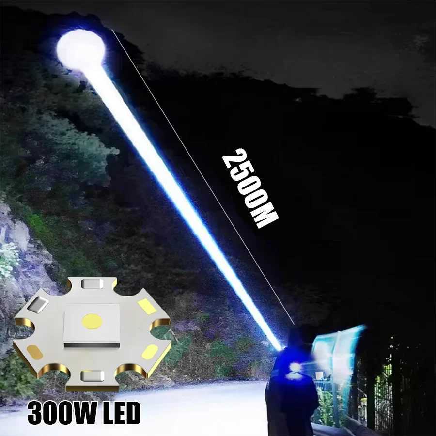 1000000LM Most Powerful LED Headlight Long Shot 3000M Headlamp Super Bright Head Light 18650 Outdoor Camping Hiking Head Lantern J2509251