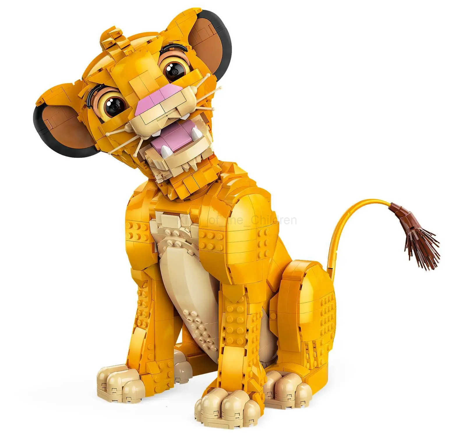 Disney 2025 new 43247 Lion King Simba model building block assembly brick puzzle toy childrens birthday gift 1445pcs H250925
