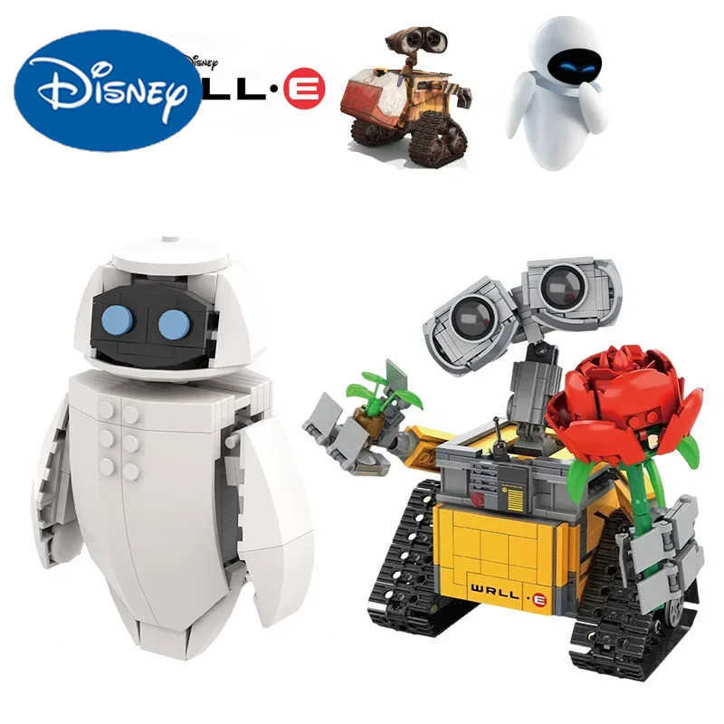 Disney WALLEEVE Building Blocks WALLE Figure Blocks Cartoon Character building block Toys For Kid Birthday Gift H250925