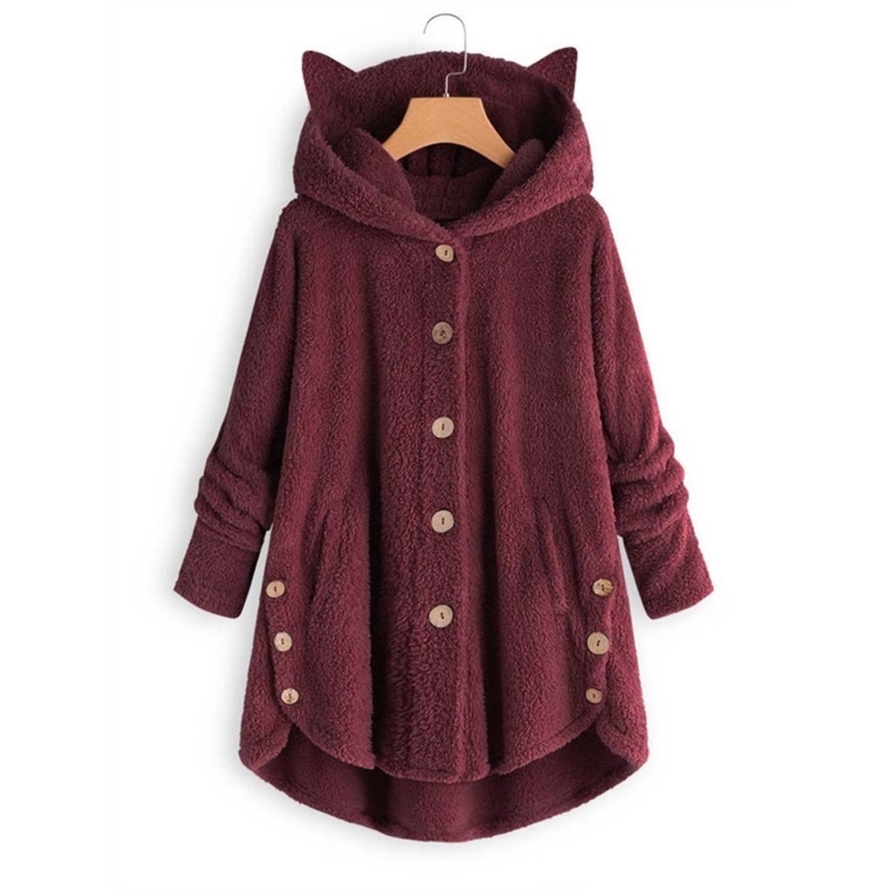 Women's Hoodies Sweatshirts Autumn Winter Pink Women Hooded Sweatshirts Warm Pocket Hoodies Tops Loose Soft Cute Patchwork Coat Harajuku Fashion 