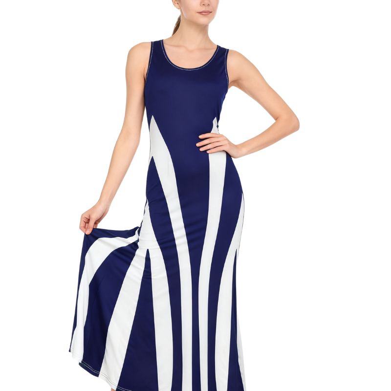 Elegant Womens Black Maxi Dress with Long Sleeves & Split Design - Made of Soft Milk Silk Fabric-CF52441