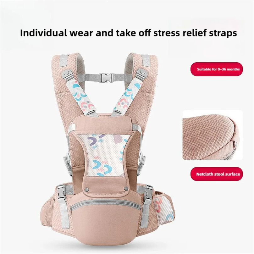 born Ergonomic Baby Wrap Backpack Baby s Bag Infant Sling Waist Stool Multiuse Front Facing Babies Accessories 250211