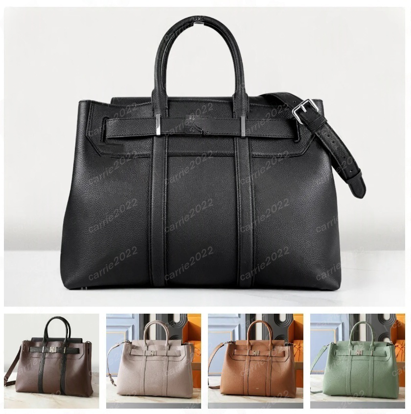 Mens Fashion Business office computer bag Designer Luxury Briefcase Laptop bag Men Crossbody traveling shoulder bag George Tote Black Designer briefcase M23153