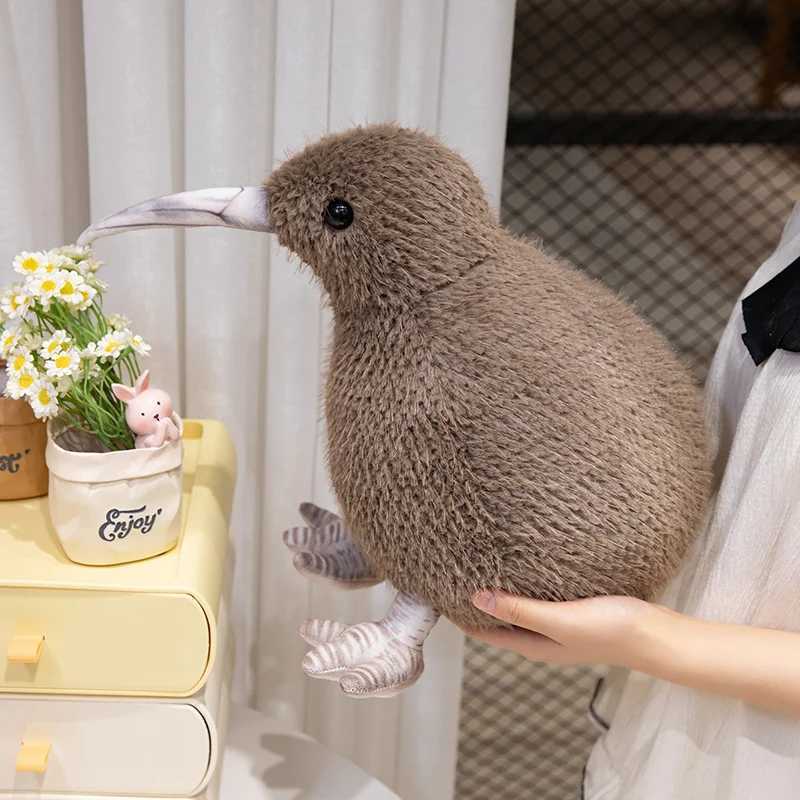 Kawaii Plush Simulation Kiwi Bird Plush Toy Cute Stuffed Animals Soft Doll Kids Toys For Children Birthday Gift C250925