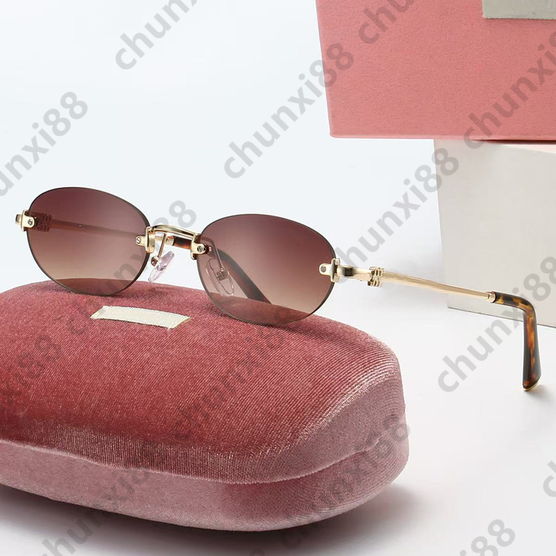 Sunglasses for women Fashion glasses oval frame Designer sunglass women luxury monogram sunglasses high quality sunglasses sunglasses Lunette de Soleil men