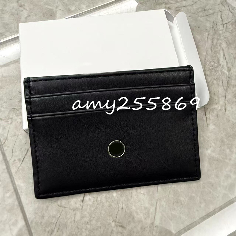 10X7CM Fashion cowhide men's classic card bag wallet with gift box