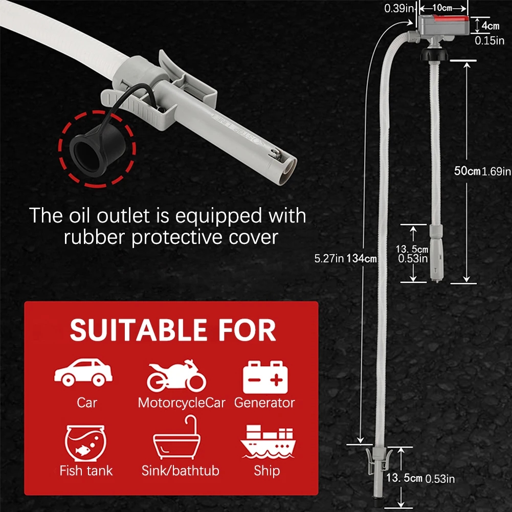 Portable Fuels Pump Battery-Operated Liquid Transfer Pump 9.08l/Min Electric Liquid Pump With 3 Tank Adapter
