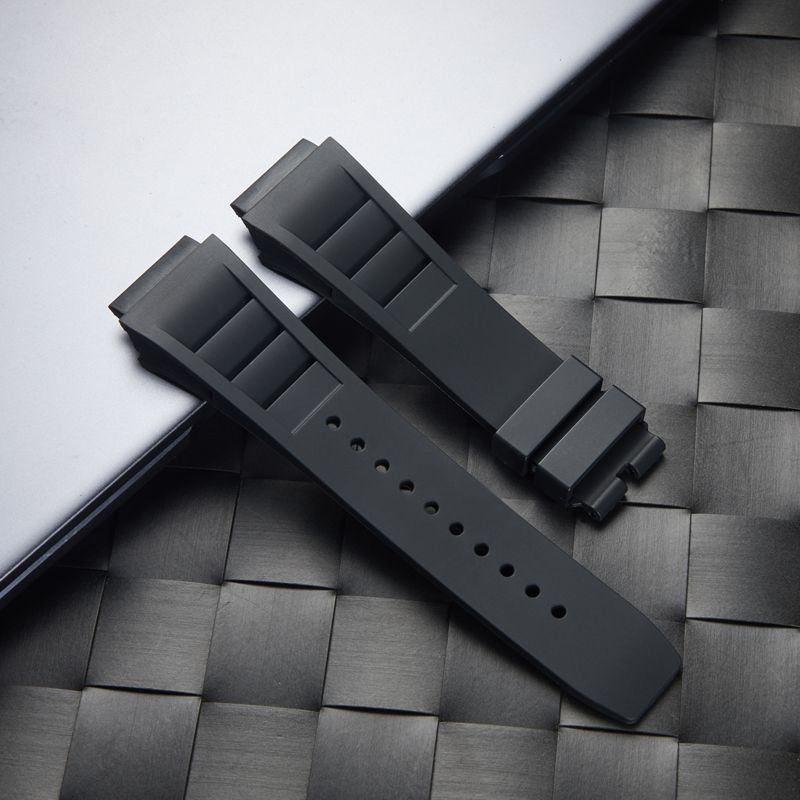 Extra Long Band XL XXL Silicone watch straps Men Soft Quick Release Watchband for Large Wrist Replacement - 16mm ... 20mm 22mm 24mm