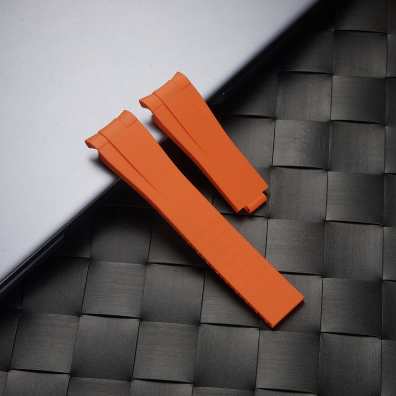 Extra Long Band XL XXL Silicone watch straps Men Soft Quick Release Watchband for Large Wrist Replacement - 12mm 16mm ... 20mm 22mm 24mm