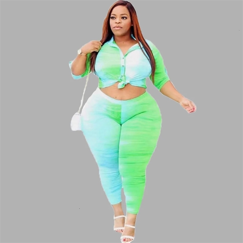 5XL Two Piece Outfits for Women Top and Pants Sets Streetwear Plus Size Tracksuit Leggings Sweatsuit Wholesale Drop 240229