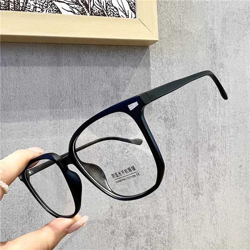 Square Large Frame Myopia Glasses for Women Men Ultralight Near Sight Eyewear Fashion Prescription Eyeglasses Diopter 0 To 40W250925 - view 6