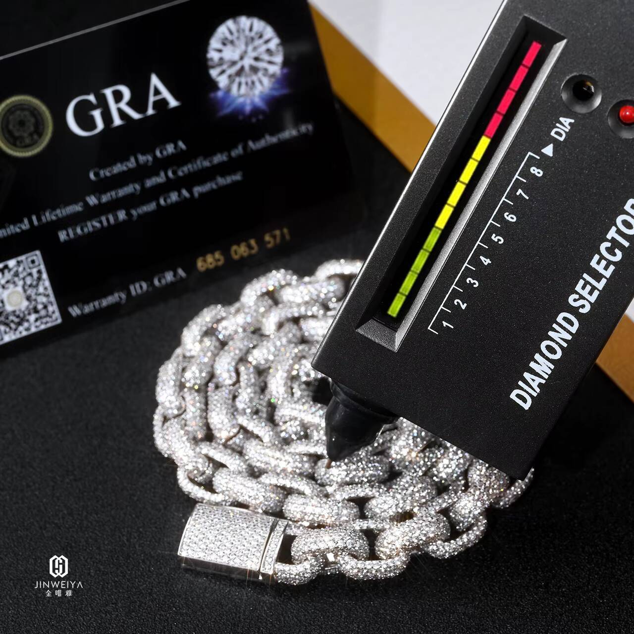 New Arrival Bulk Orders 10mm Full Diamond OCuban Chain Necklace Customized Trend S925 Silver 5A MoissaniteMoissanite Hiphop Jewelry Strand