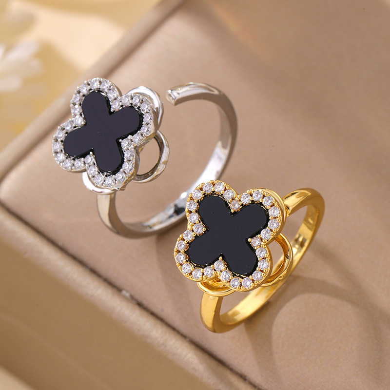 Clover Bracelet For Women Luxury Designer jewelry double-layer 4 Leaf Bracelets 18K Gold Silver Plate Agate Diamond Fashion Charm Chain Wedding Gift P